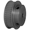 B&B Manufacturing 44-3P09M6FA6, Timing Pulley, Aluminum, Clear Anodized,  44-3P09M6FA6 - alternate 1